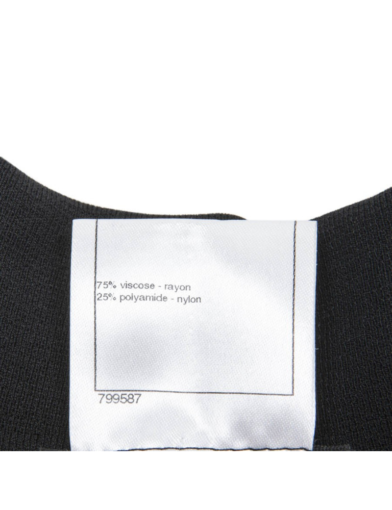 Veste CHANEL T 42 Stretch noir