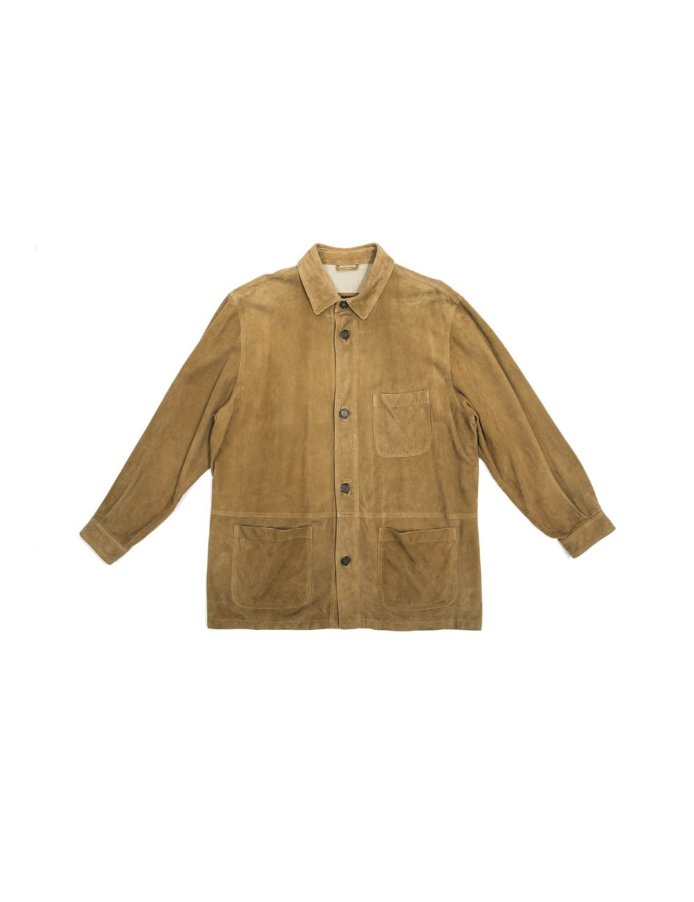Veste chemise FRANCK NAMANI Homme daim gold