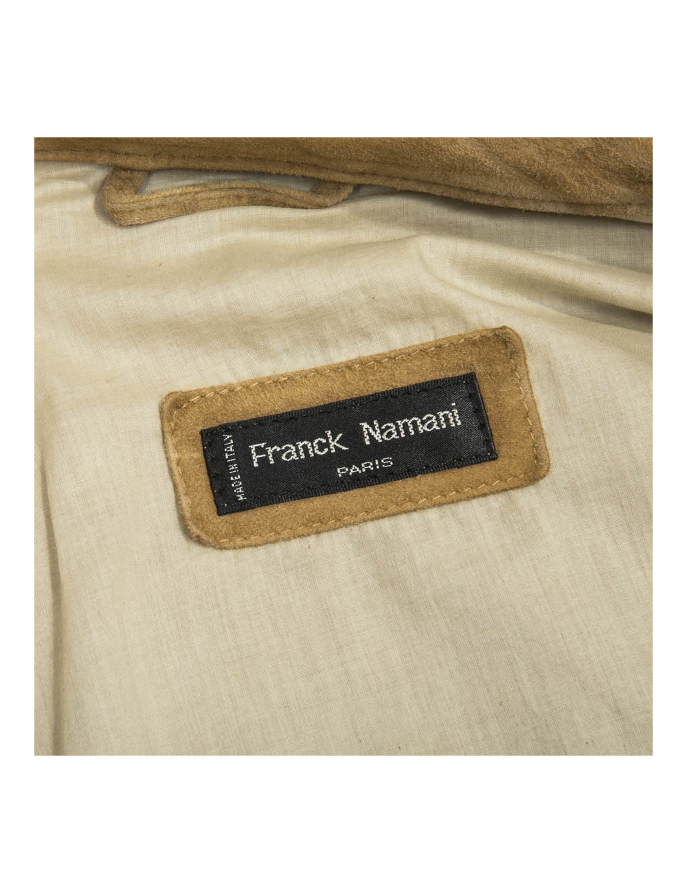 Veste chemise FRANCK NAMANI Homme daim gold