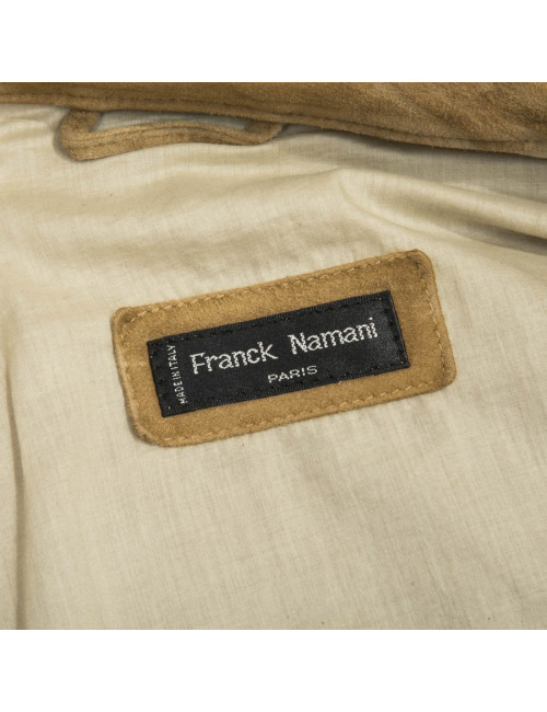 Veste chemise FRANCK NAMANI Homme daim gold