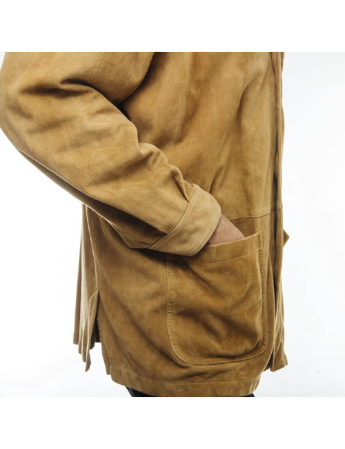 Veste chemise FRANCK NAMANI Homme daim gold