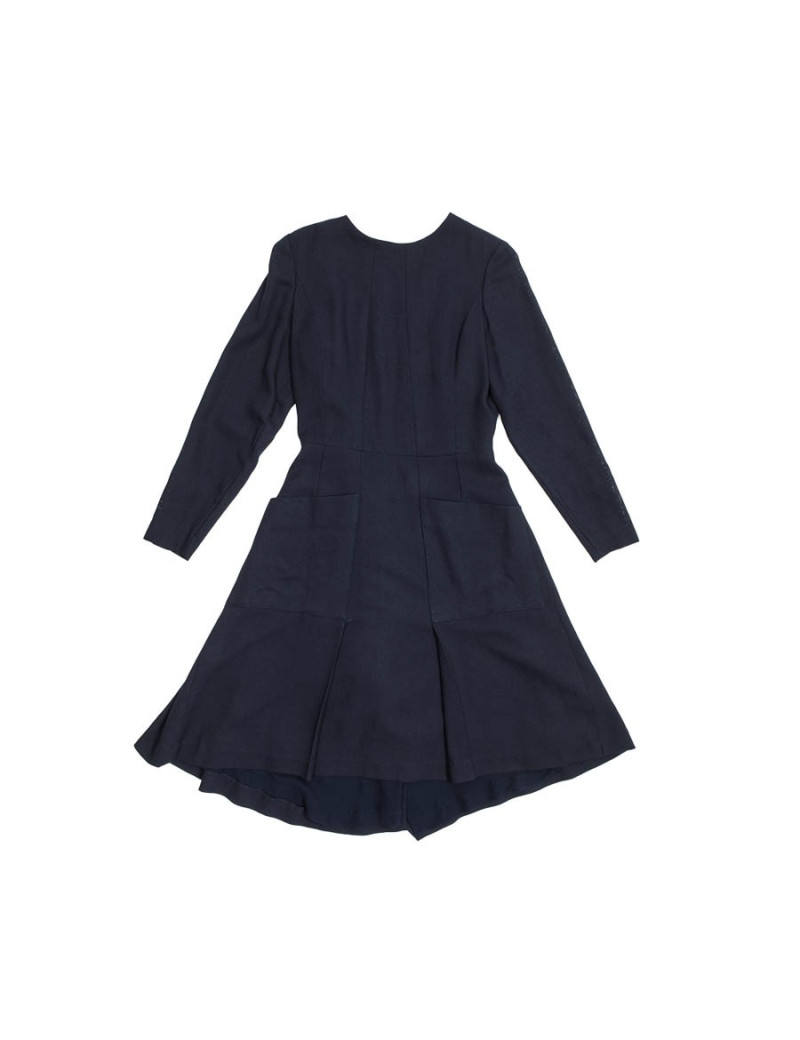 Robe CHANEL T 38 FR bleu nuit 