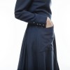 CHANEL wrap dress in blue navy fabric size 38FR