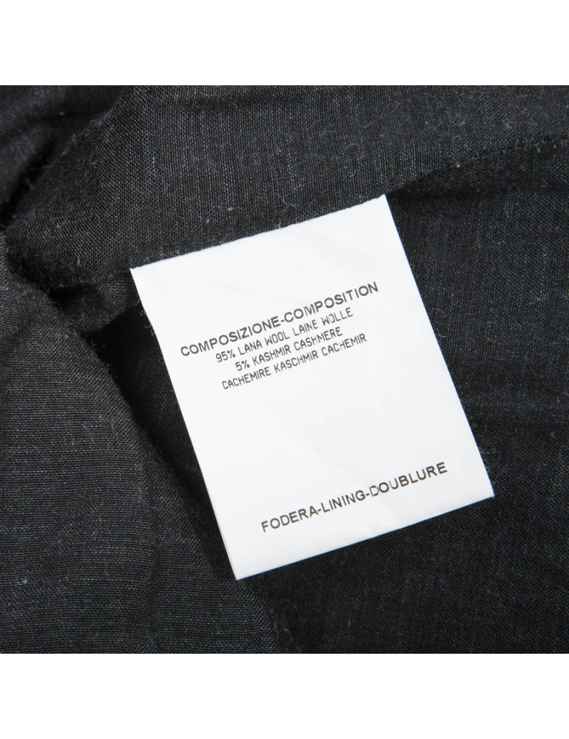 Robe YVES SAINT LAURENT en laine grise T38