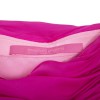 Robe bustier de cocktail t40 UNGARO en soie rose neon