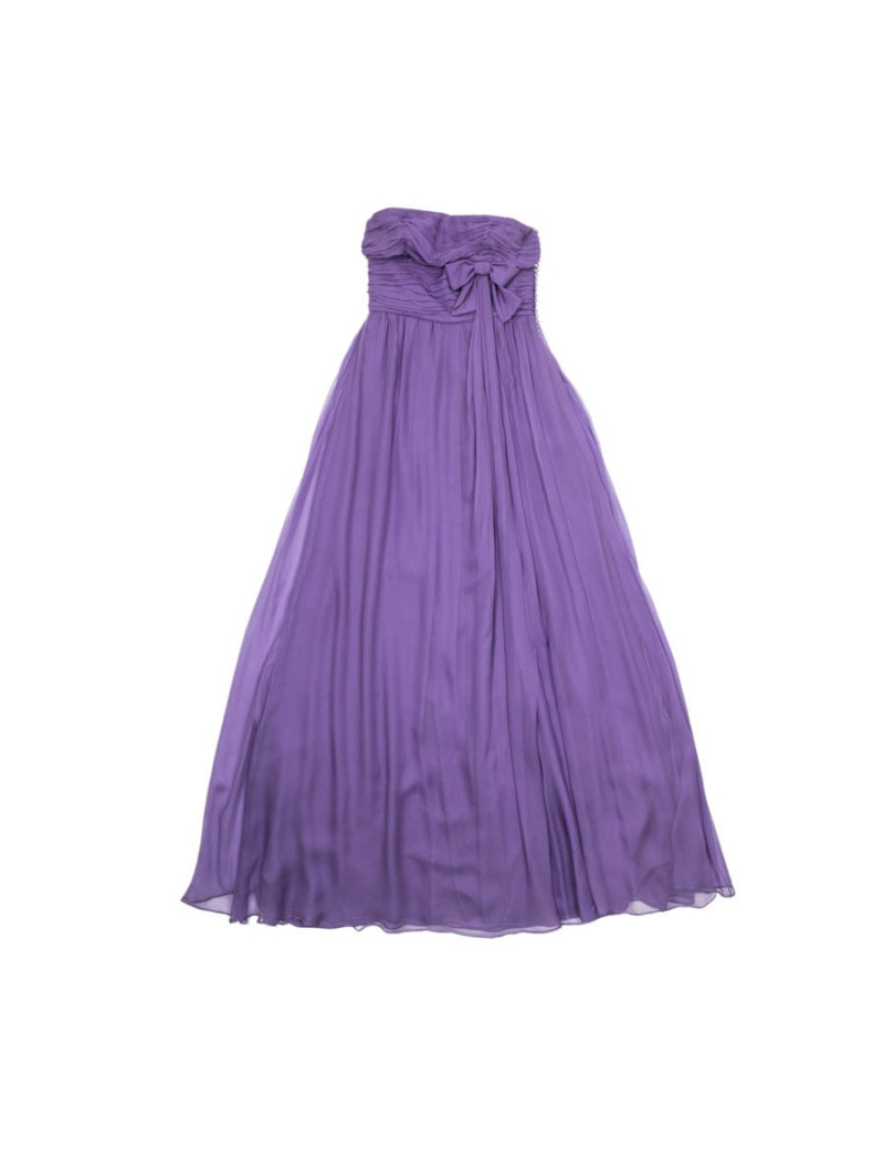 Robe du soir CHRISTIAN DIOR soie mauve