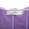 CHRISTIAN DIOR by JOHN GALLIANO evening gown in purple silk veil size 38FR