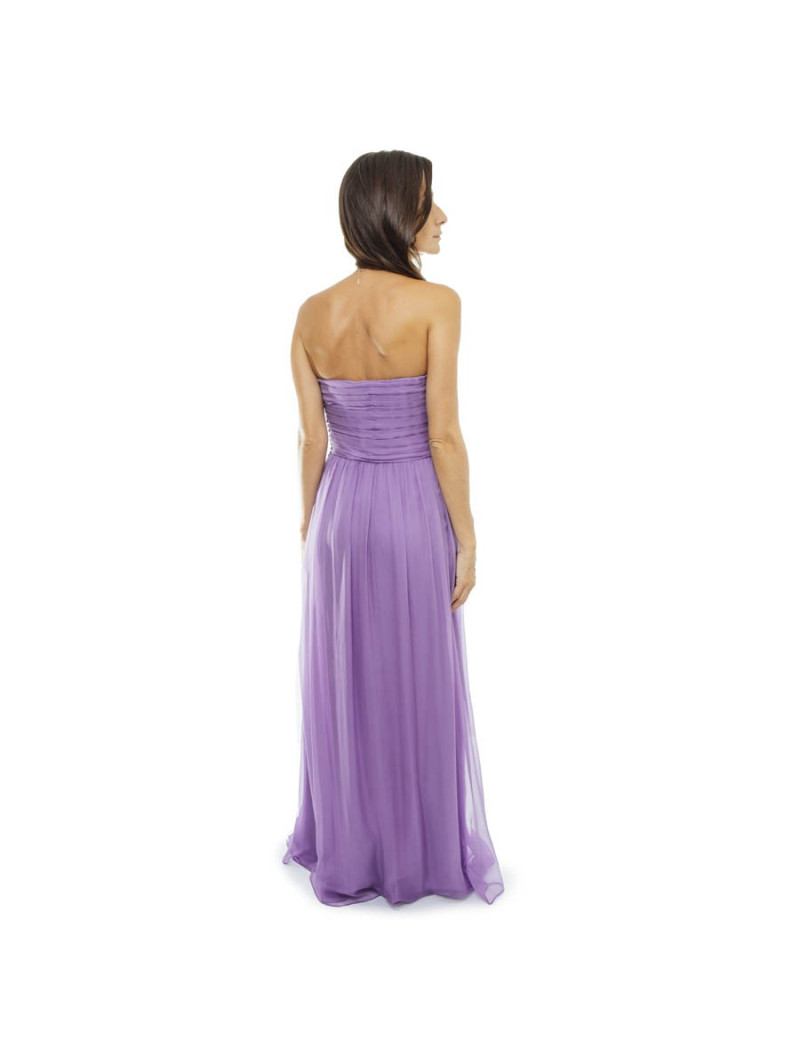 Robe du soir CHRISTIAN DIOR soie mauve