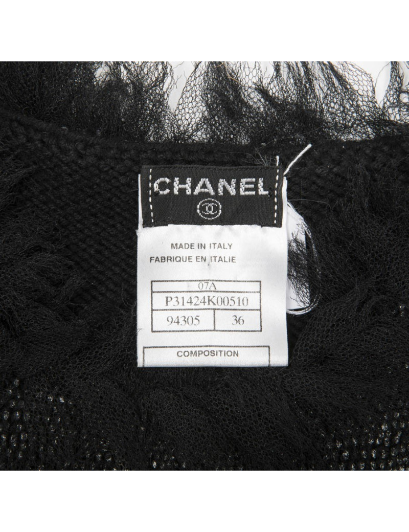Robe CHANEL T 36 "Paris-Monaco"