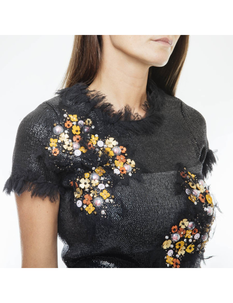 Robe CHANEL T 36 "Paris-Monaco"