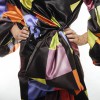 Robe Couture CHRISTIAN LACROIX satin multicolore T36