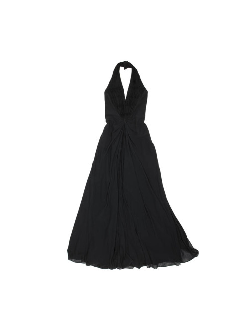 Robe CHRISTIAN DIOR T 36 FR en soie noire