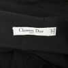 CHRISTIAN DIOR by John Galliano long dress in black silk size 36fr