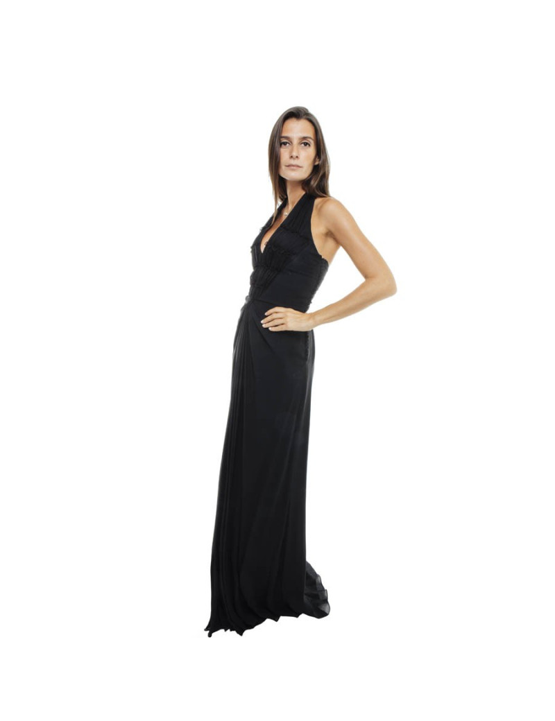 Robe CHRISTIAN DIOR T 36 FR en soie noire