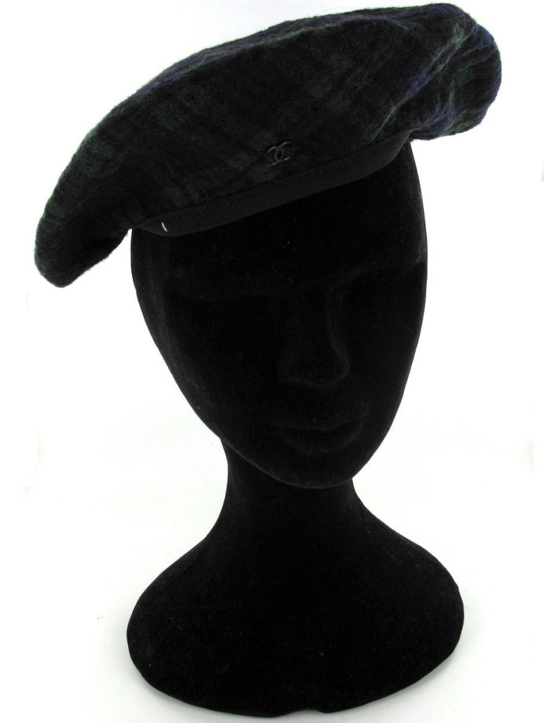 Beret CHANEL tweed bicolore