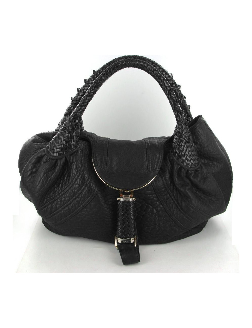Sac FENDI "Spy bag" cuir noir