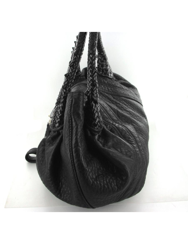Sac FENDI "Spy bag" cuir noir