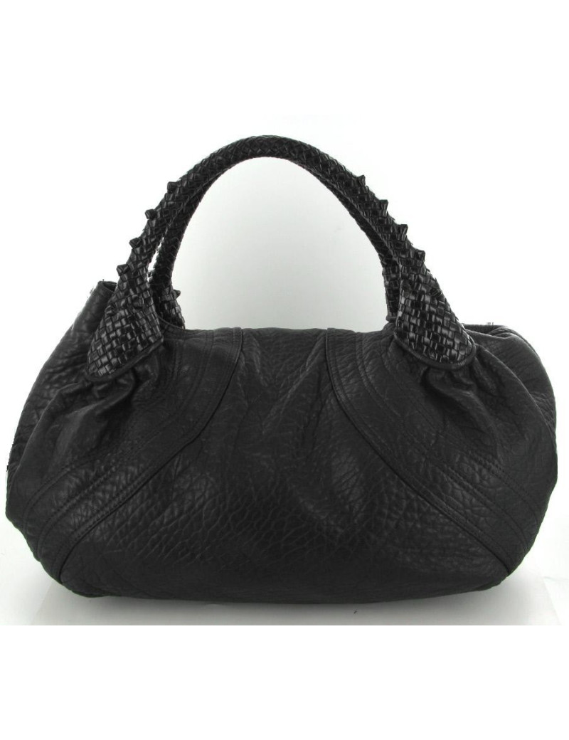 Sac FENDI "Spy bag" cuir noir