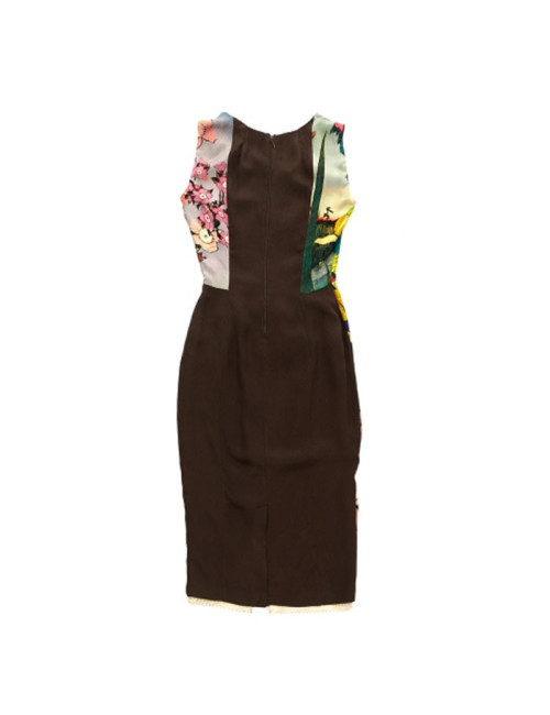 Robe ROCHAS en soie imprimée T 42IT