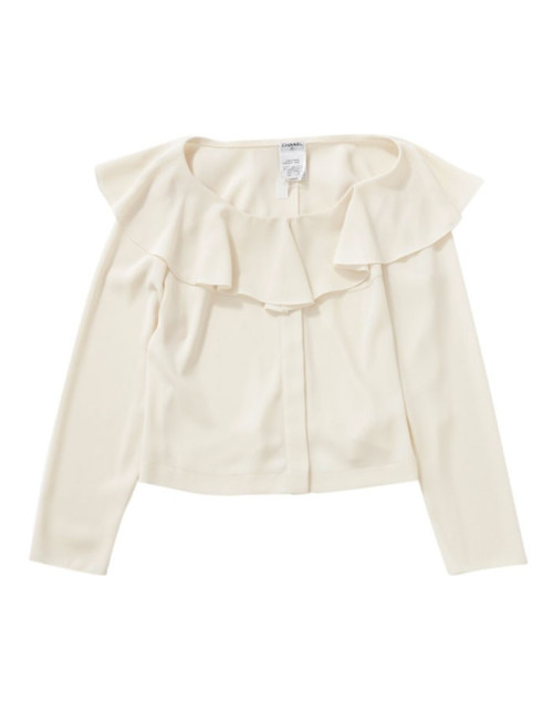 Blouse CHANEL  t 44 ivoire