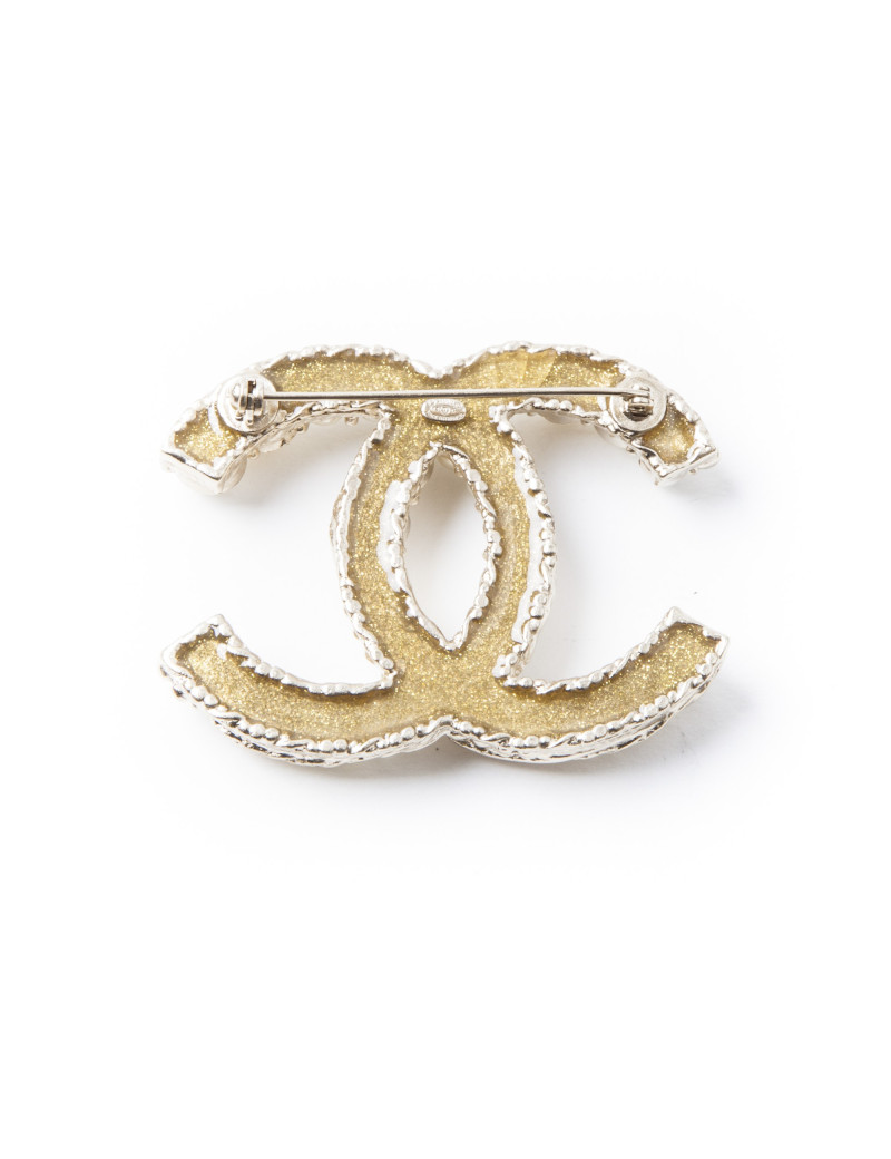   Imposante broche CHANEL perles nacrées