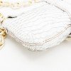 LANVIN bag in white python leather