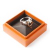 HERMES ring Collier de Chien in gold, sterling silver and diamond