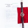 CARTIER 'Must' watch with a burgundy leather strap