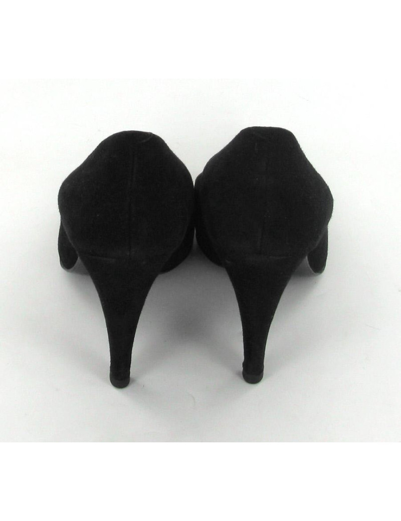 Escarpins CHANEL T 37 en daim noir