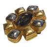 CHANEL vintage brooch in gilded and silver metal
