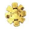Broche CHANEL vintage en métal doré et argenté