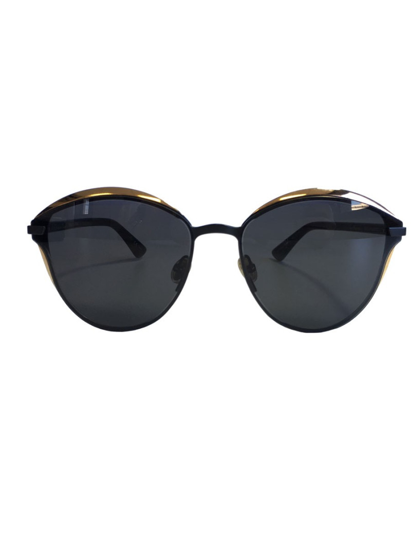 Lunettes de soleil DIOR 'Murmure P8A/Y1' en titane noir et verres gris foncé
