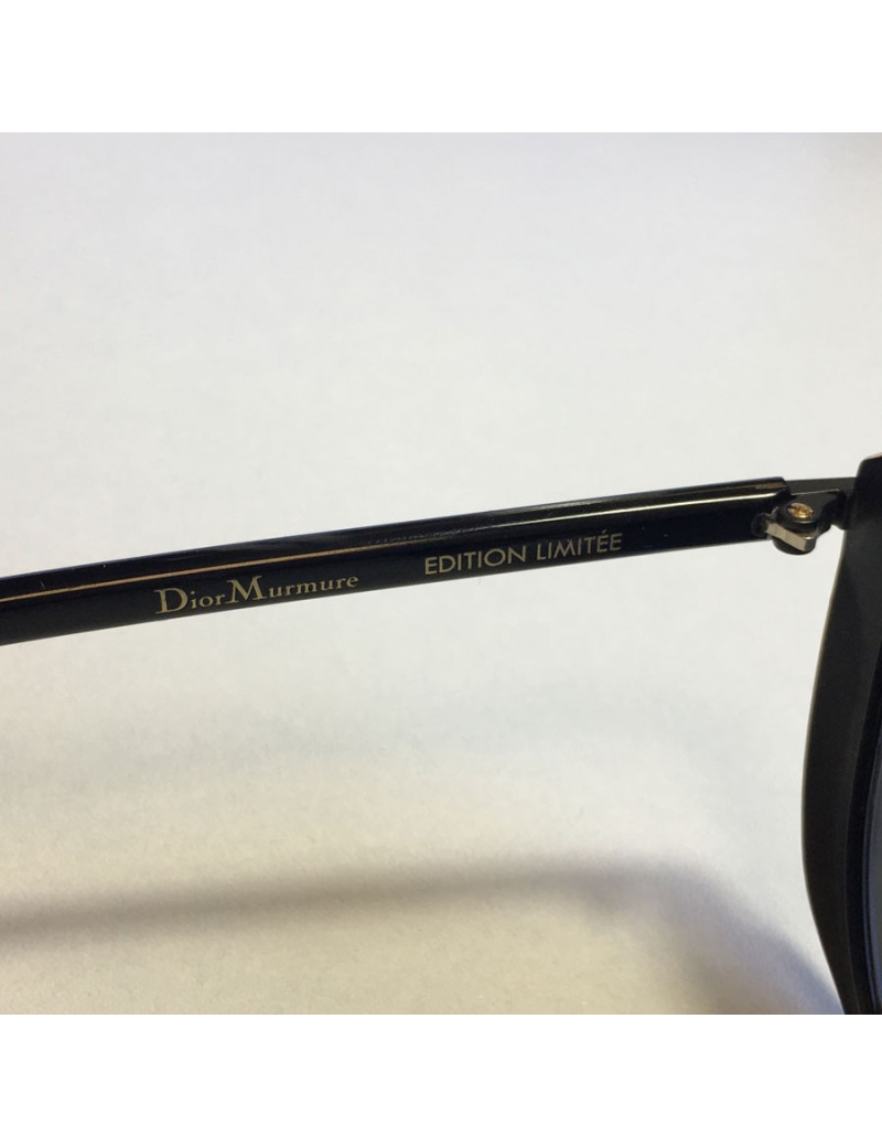 Lunettes de soleil DIOR 'Murmure P8A/Y1' en titane noir et verres gris foncé