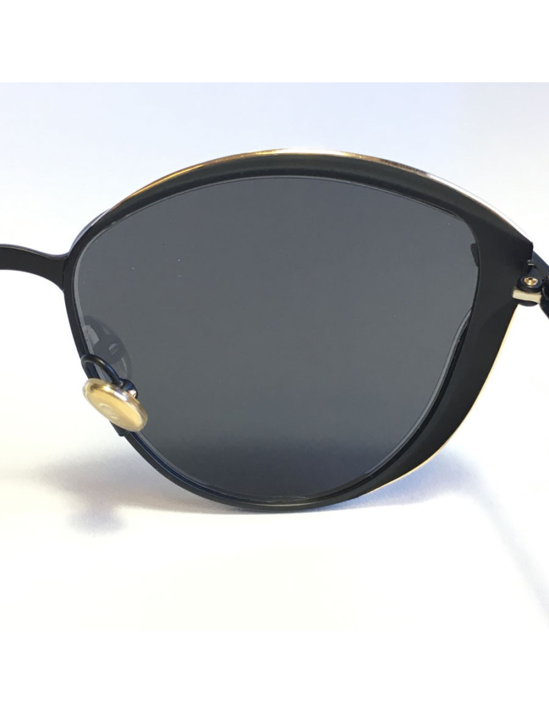 Lunettes de soleil DIOR 'Murmure P8A/Y1' en titane noir et verres gris foncé