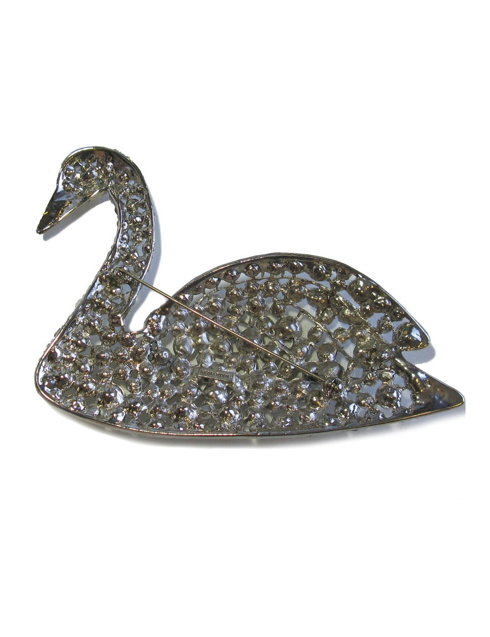 xxx Broche SONIA RYKIEL cygne sertie de brillants