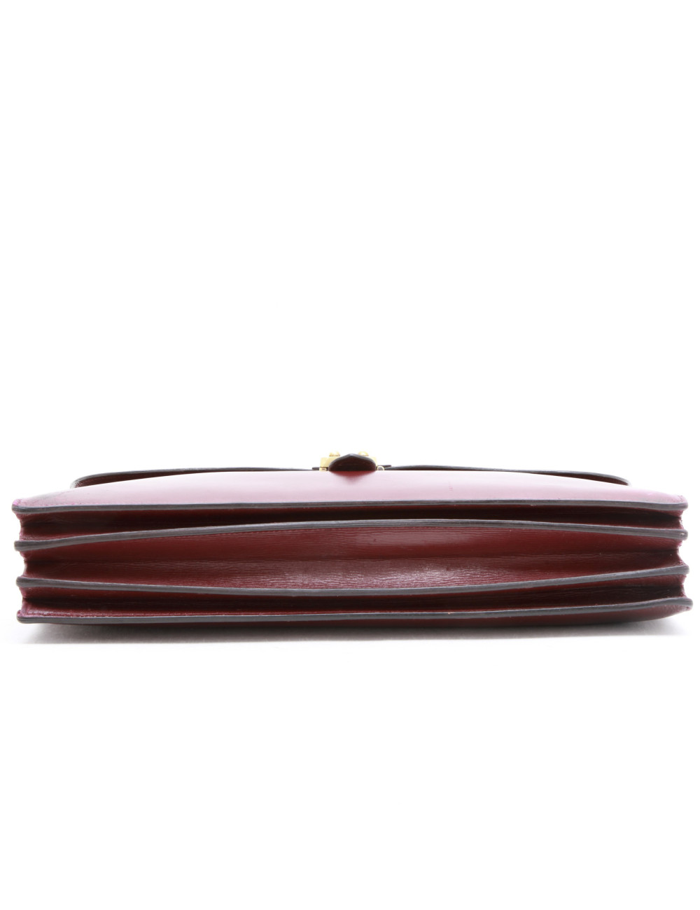  HERMES vintage 1950 satchel bag in Red H box leather