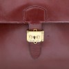  HERMES vintage 1950 satchel bag in Red H box leather