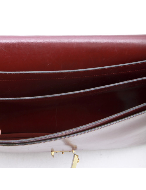  HERMES vintage 1950 satchel bag in Red H box leather