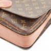 LOUIS VUITTON vintage messenger bag in brown monogram canvas and leather