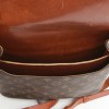 LOUIS VUITTON vintage messenger bag in brown monogram canvas and leather