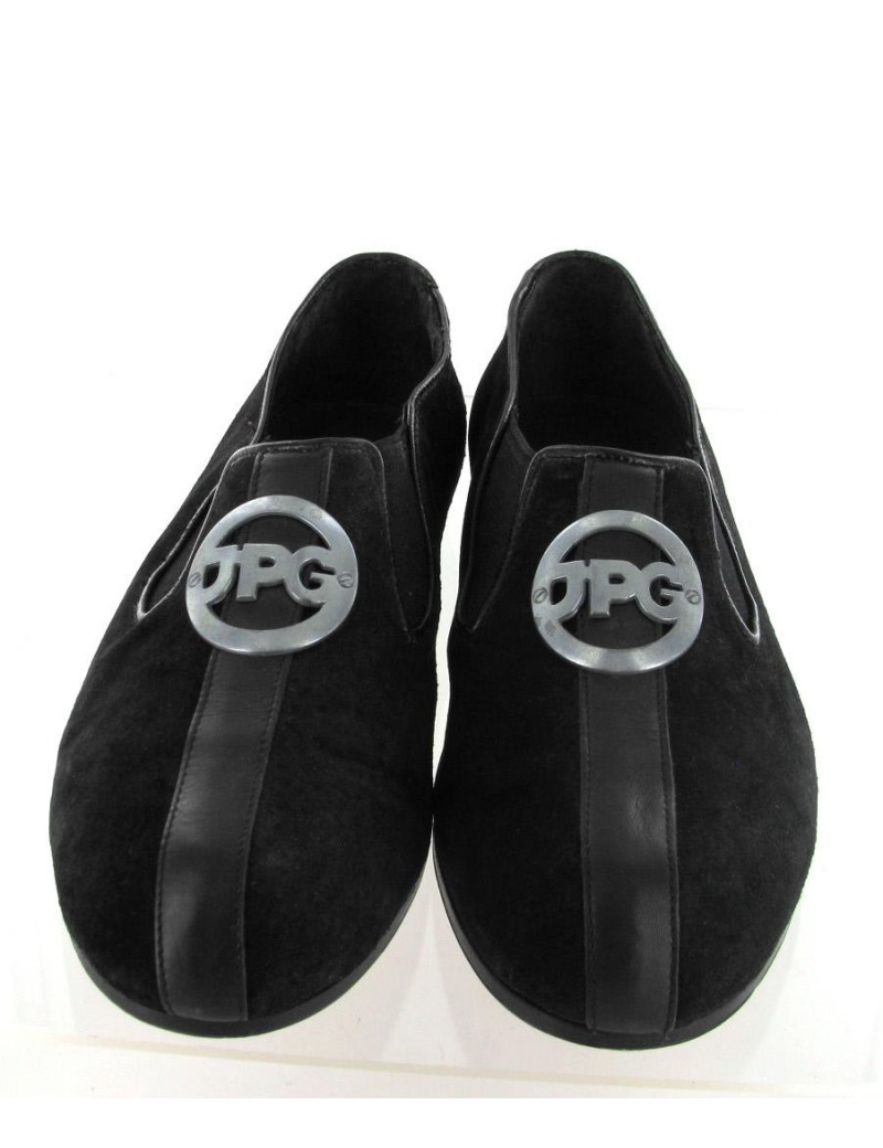 Moccasins daim noir T37.5 JPG pour Stéphane Kélian