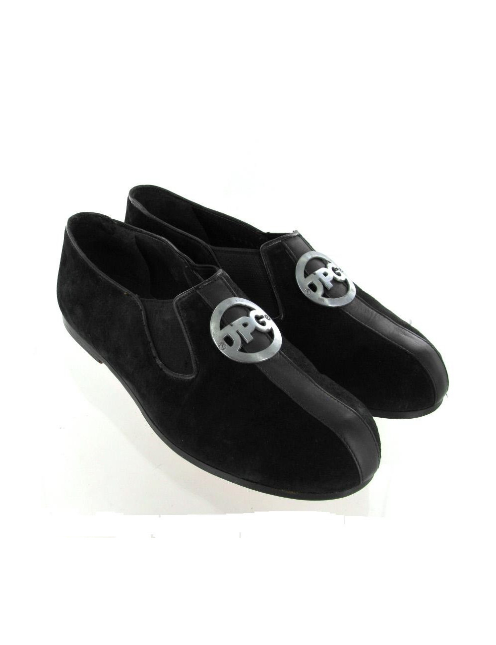 Moccasins daim noir T37.5 JPG pour Stéphane Kélian