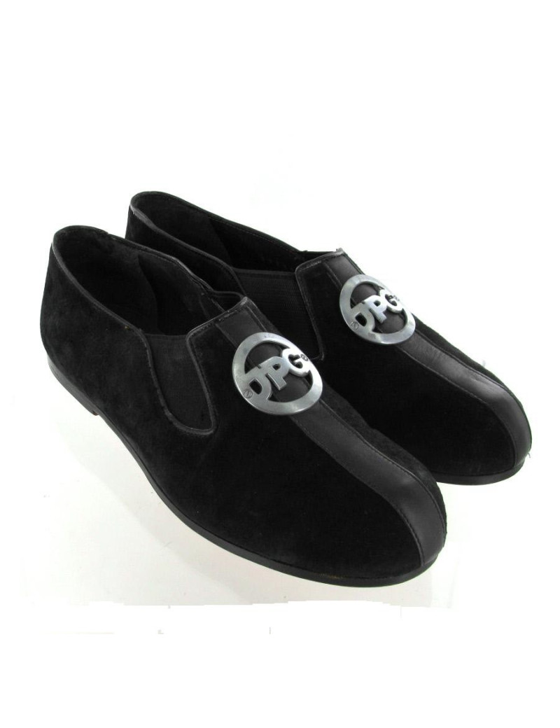 Moccasins daim noir T37.5 JPG pour Stéphane Kélian