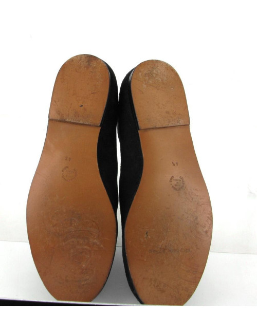 Moccasins daim noir T37.5 JPG pour Stéphane Kélian