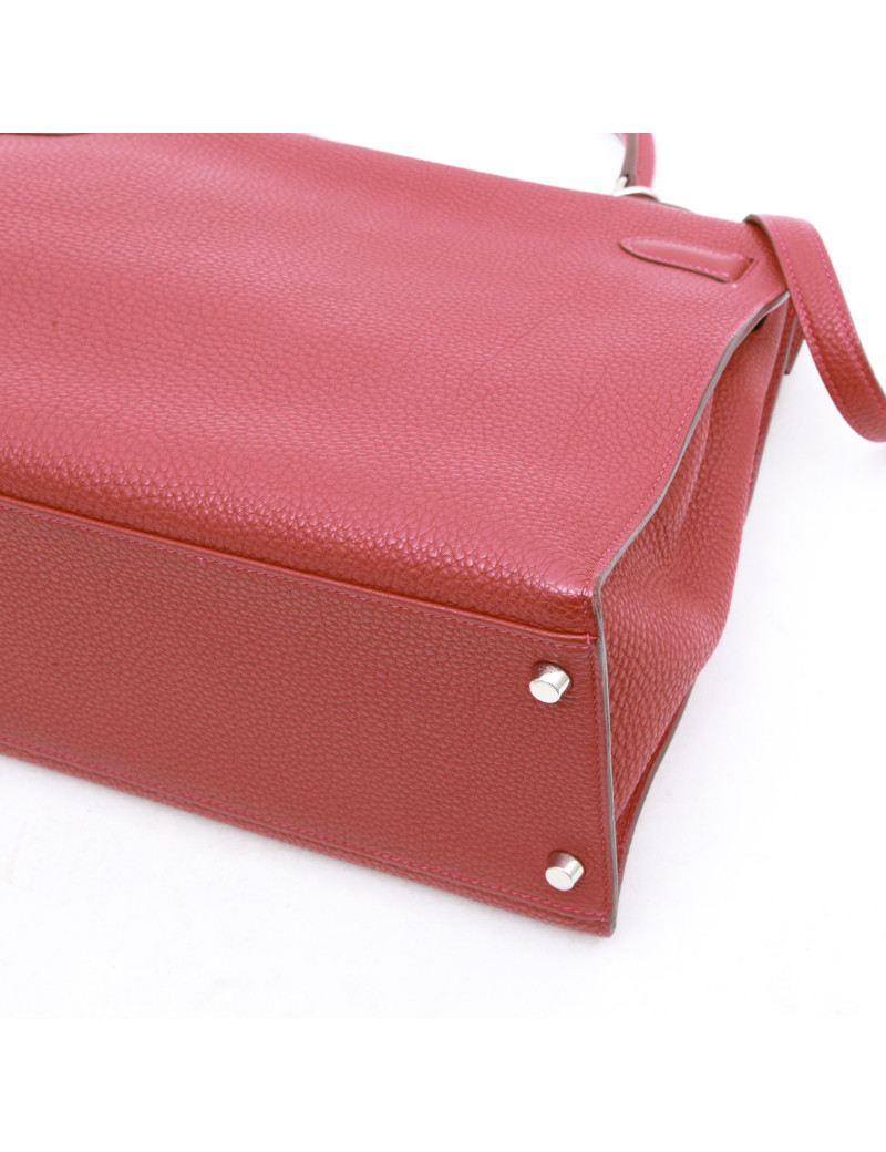  HERMES Kelly II T35 ssaddle bag in brick taurillon clemence leather