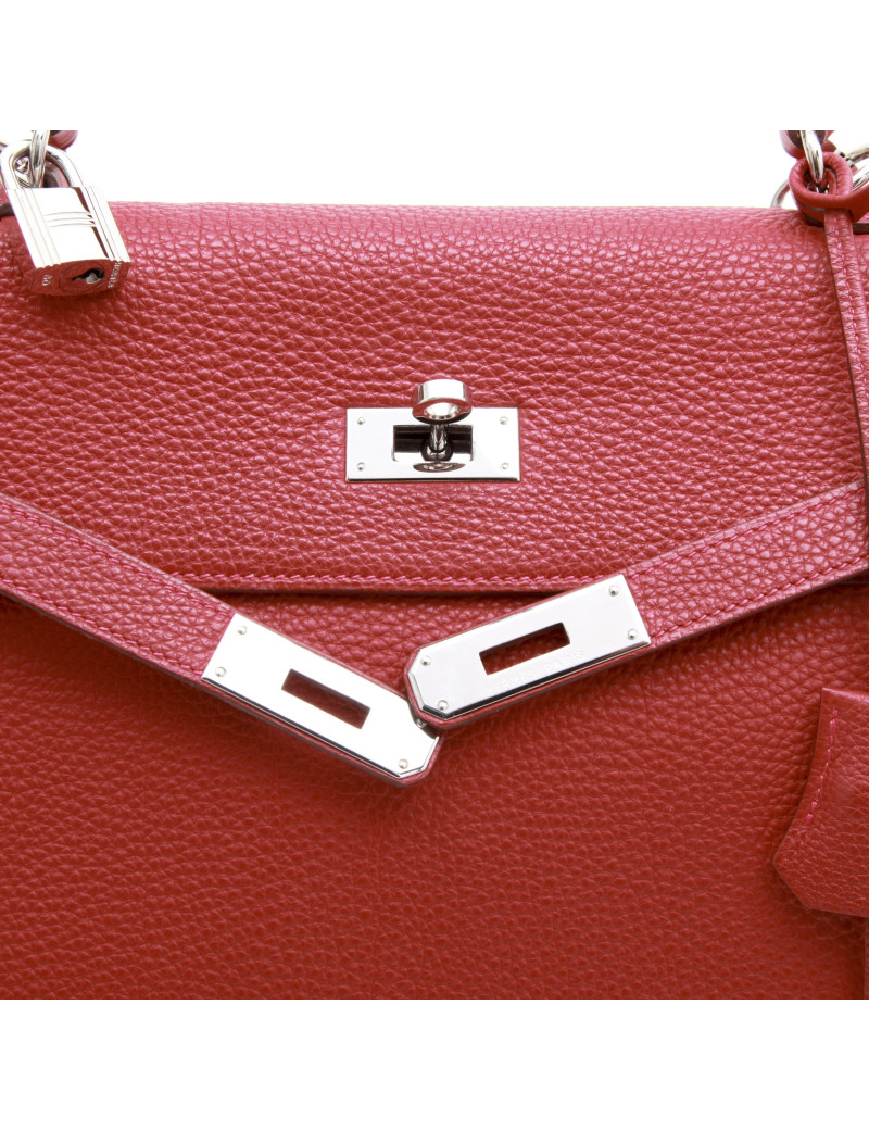 Kelly II T32 HERMES sellier taurillon clémence brique