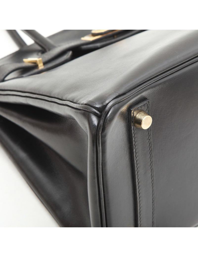 HERMES Birkin 30 in black box leather
