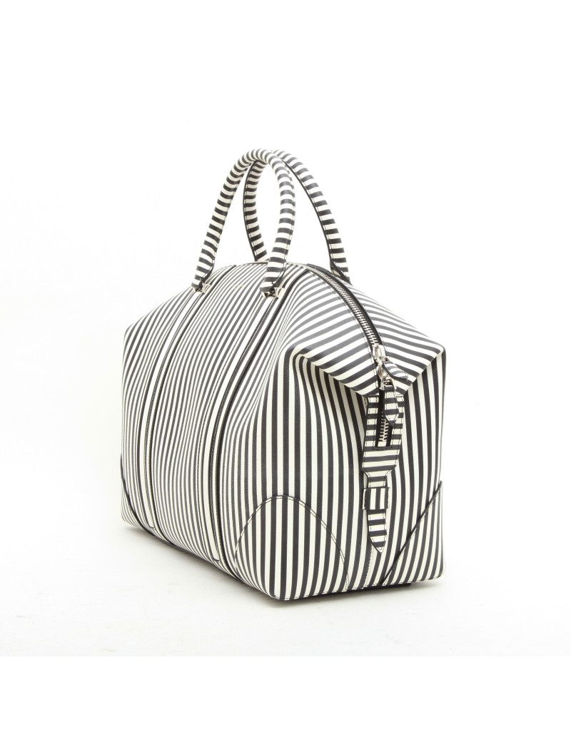 Sac GIVENCHY en cuir rayé blanc et noir
