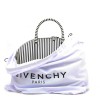 GIVENCHY weekend bag in black and white striped leather
