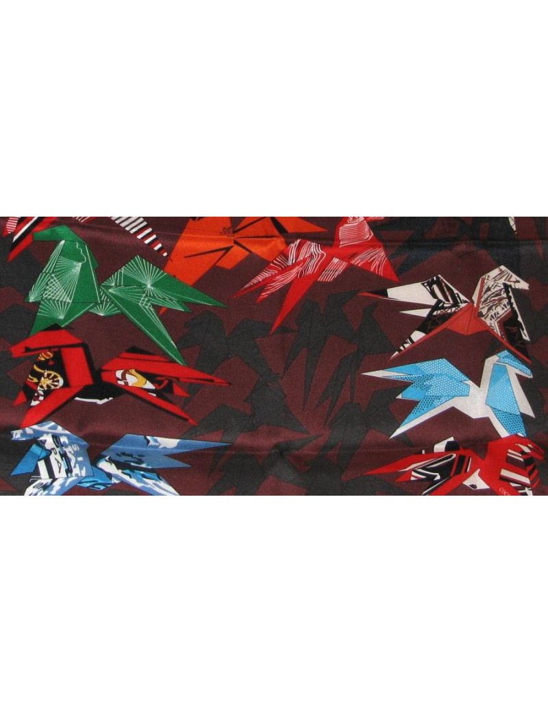 Carré 70 HERMES "Cocottes en soie"